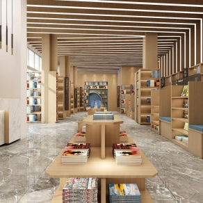 现代书店3D模型下载